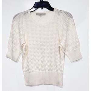 LOFT white knit top